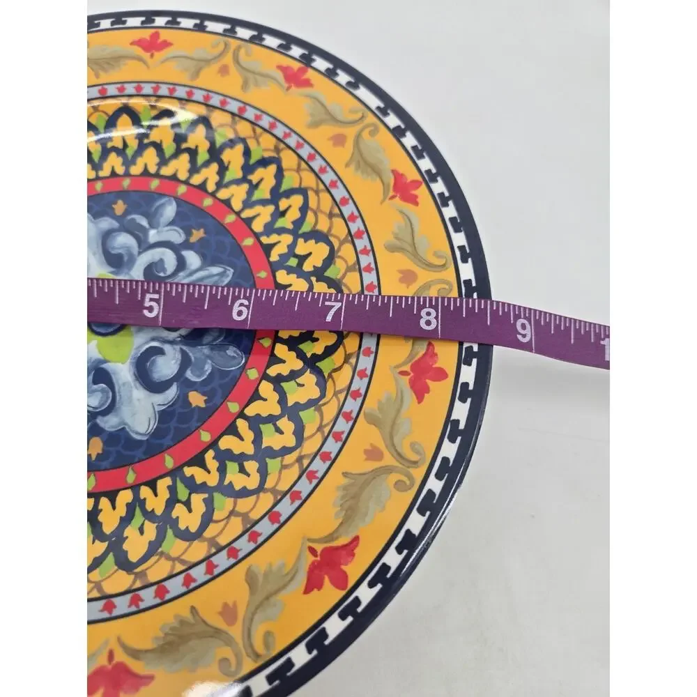 4 Williams Sonoma Sicily Melamine Salad Plates 8.5